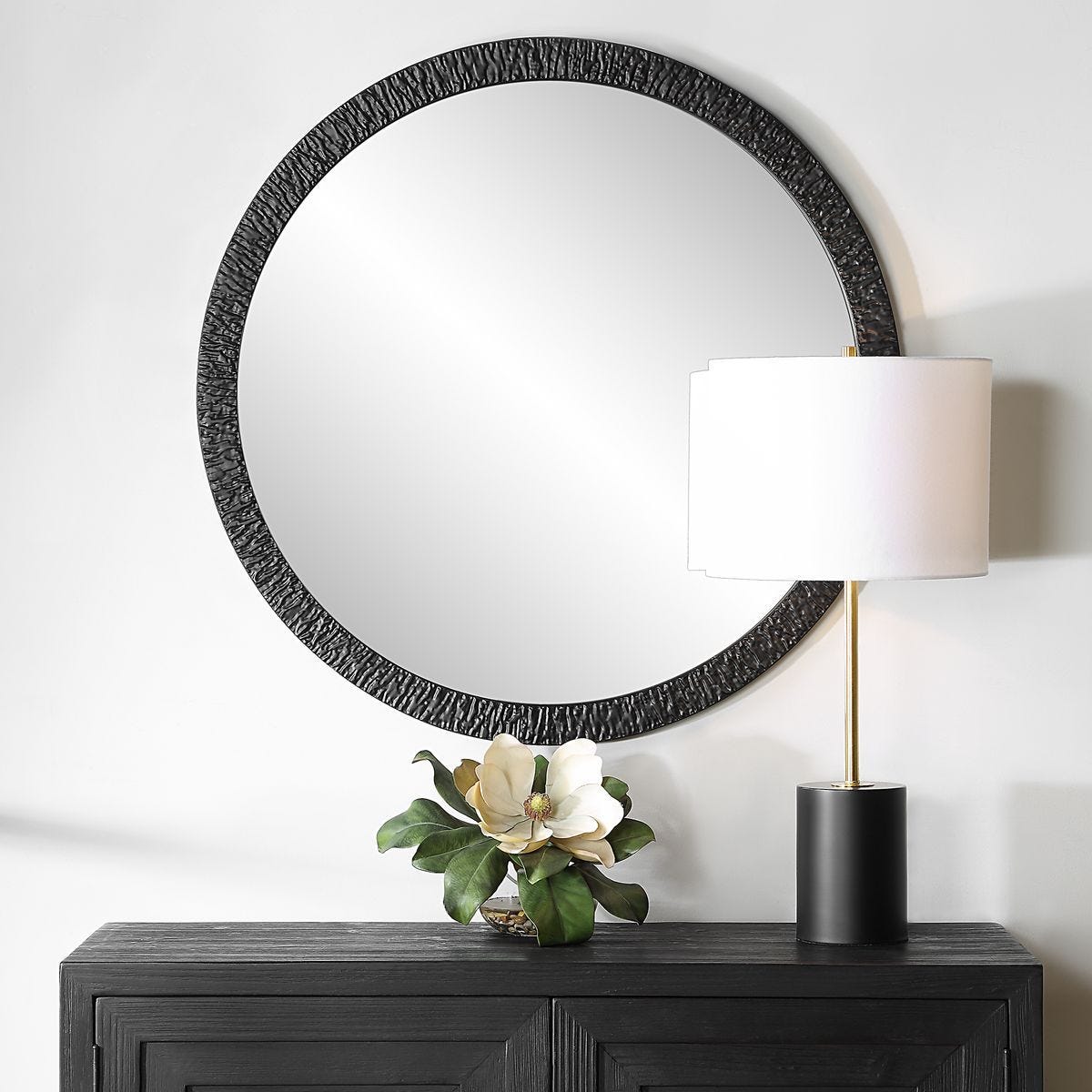 Mirror W00617 - perfect for enhancing light and creating a sense of space | Image 1 | InSTYLE Home & Rugs