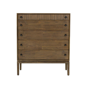 West 5 Drawer Chest - versatile drawer unit for office, bedroom, or living space | Image 3 | InSTYLE Home & Rugs