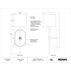 Peonia - from table lamps to chandeliers and floor lamps | Image 5 | InSTYLE Home & Rugs