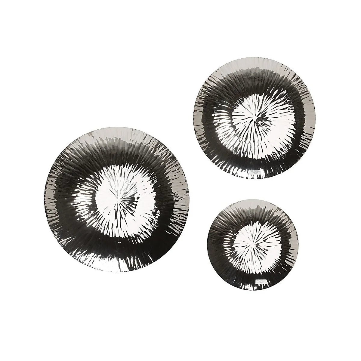 Wall Hanging Plate (Set Of 3) Nickle Plated - decorative wall hanging for adding personality to any room | Image 1 | InSTYLE Home & Rugs