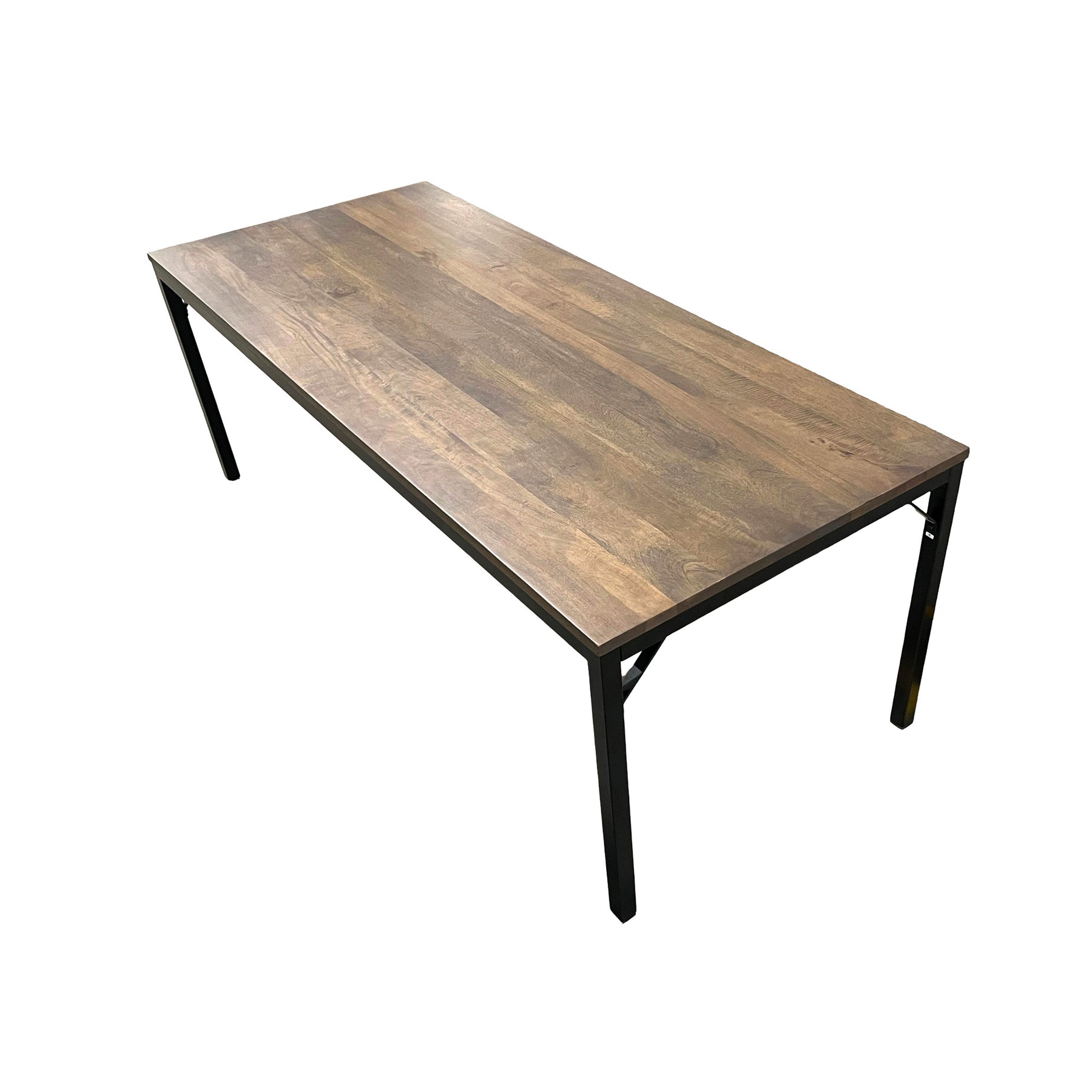 Flynn Dining Table Large – Evanescent Brown/Black - comfortable dining experience | Image 1 | InSTYLE Home & Rugs
