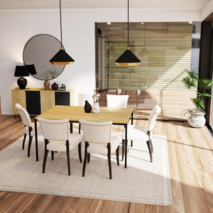 Flynn Dining Table - comfortable dining experience | Image 7 | InSTYLE Home & Rugs