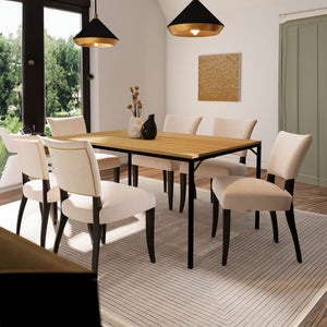 Flynn Dining Table - comfortable dining experience | Image 2 | InSTYLE Home & Rugs