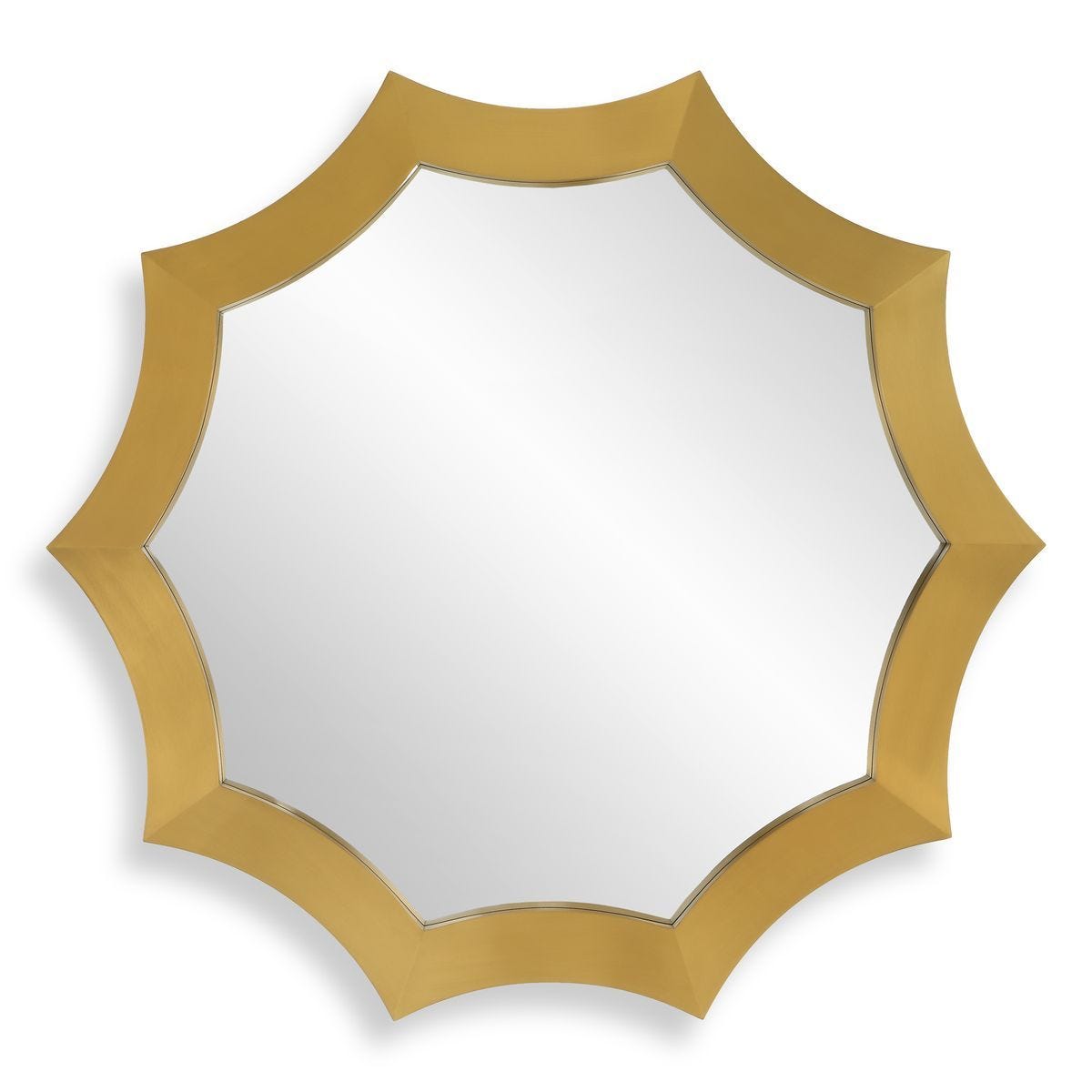 Flare Round Mirror - perfect for enhancing light and creating a sense of space | Image 1 | InSTYLE Home & Rugs