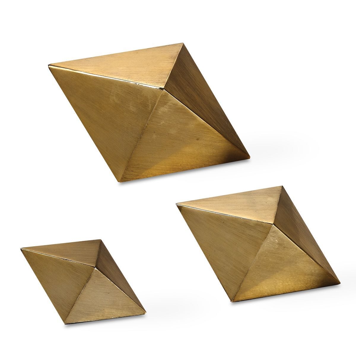 Rhombus Sculptures, S/3 - modern accessories for a personalized living space | Image 1 | InSTYLE Home & Rugs