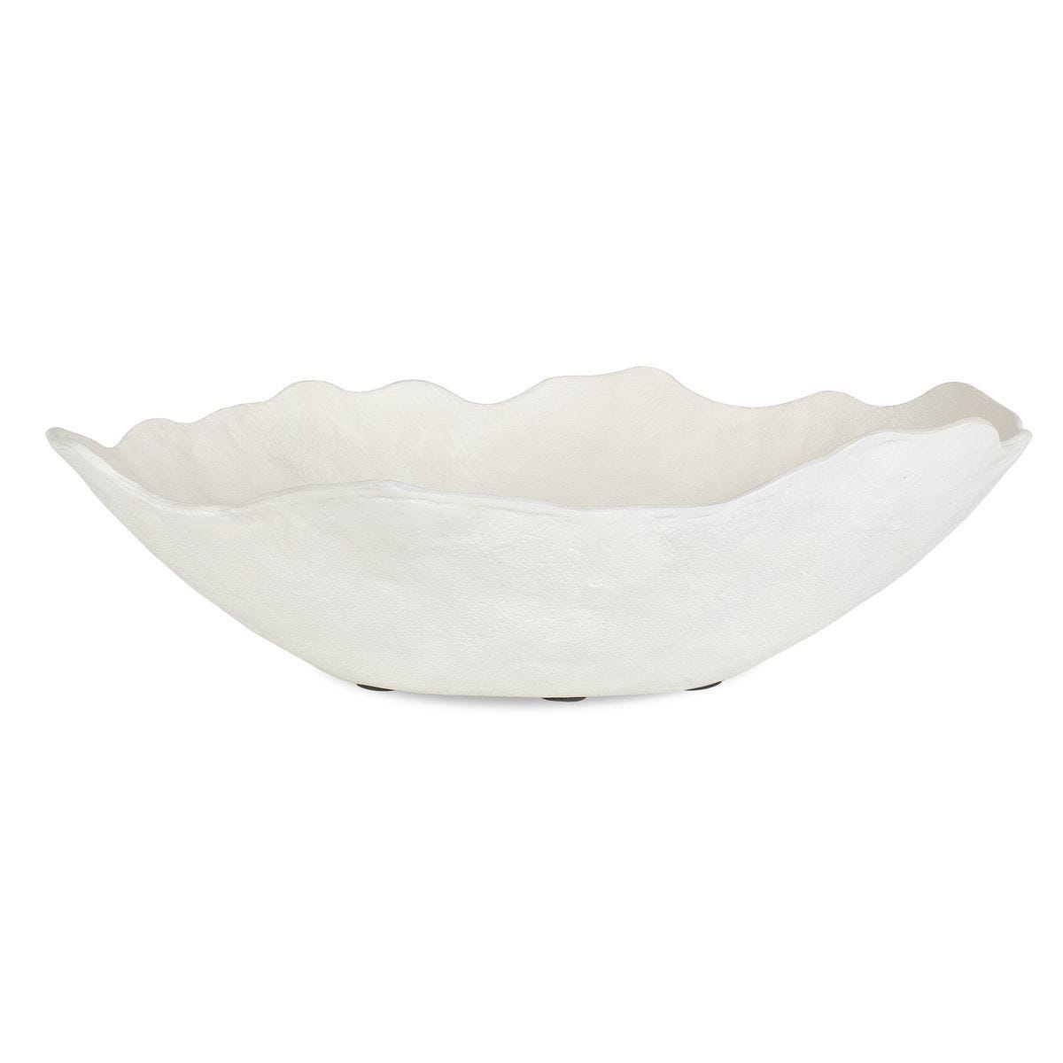Obscura Indoor-Outdoor Bowl, Warm White - stylish decorative bowl to enhance your home decor | Image 1 | InSTYLE Home & Rugs