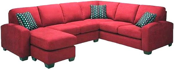 Superstyle Customizable 5003 4-Piece Right Arm Facing Sofa Sectional and Loveseat