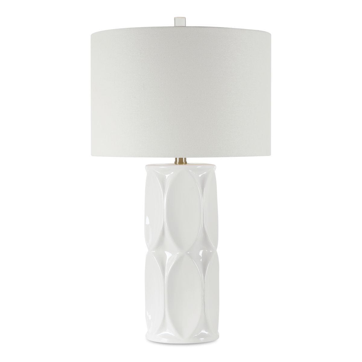 Sinclair Table Lamp, White - elegant lamps to enhance your room ambiance | Image 1 | InSTYLE Home & Rugs