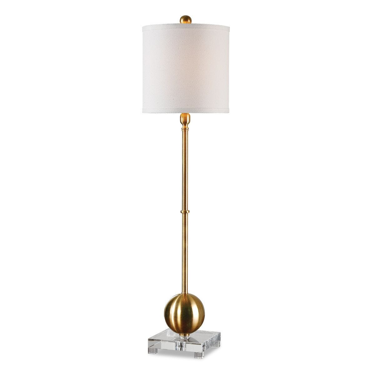 Laton Buffet Lamp, Brass - contemporary lamps for stylish lighting solutions | Image 1 | InSTYLE Home & Rugs