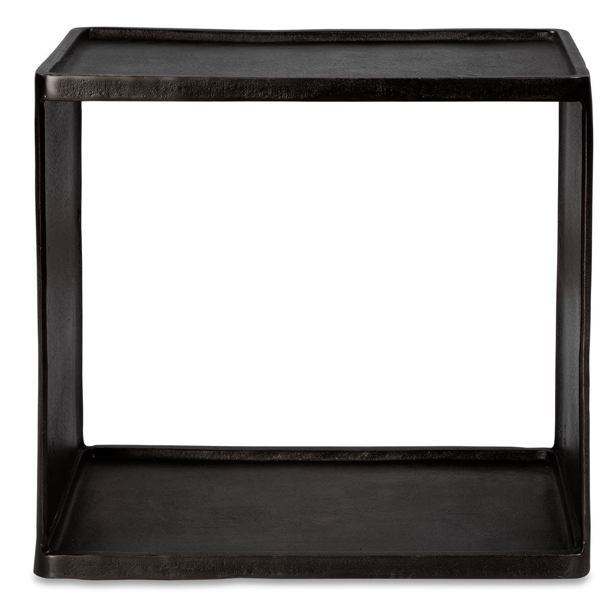 Derwent Side Table, Dark Nickel - perfect for holding drinks, lamps, and other essentials | Image 1 | InSTYLE Home & Rugs