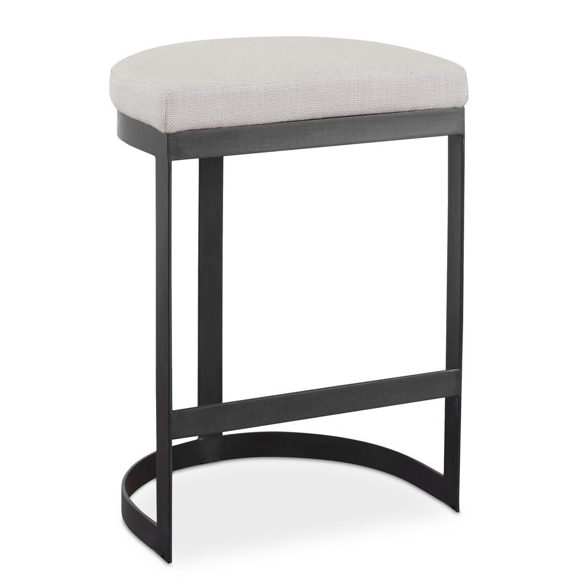 Ivanna Counter Stool, Black - perfect for modern counters | Image 1 | InSTYLE Home & Rugs