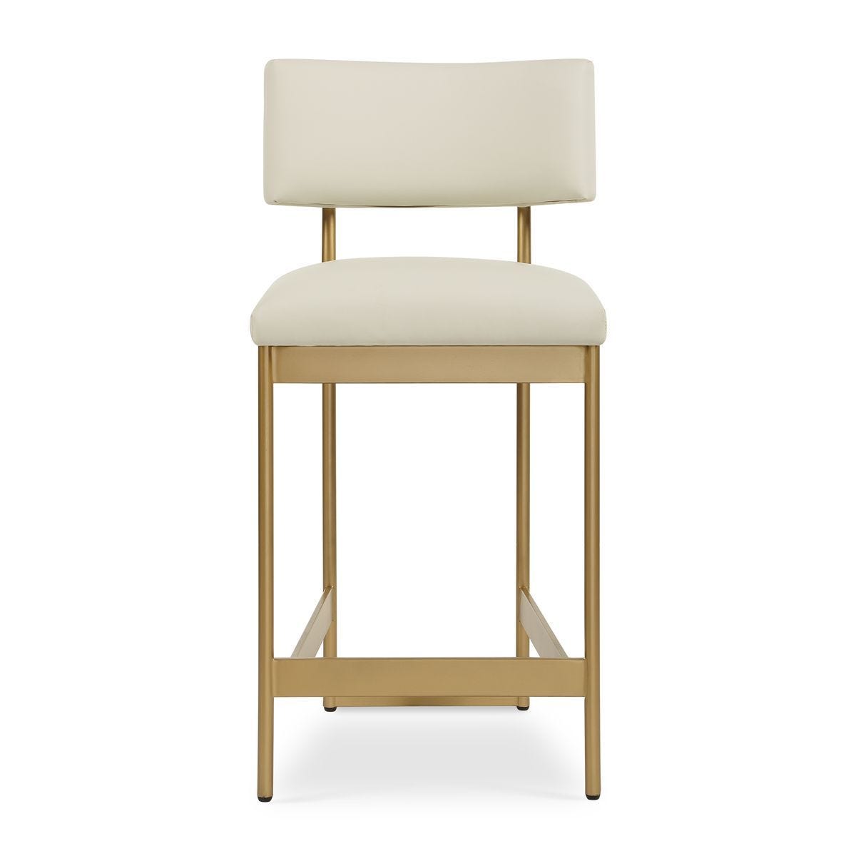 Apsley Counter Stool, Gold - perfect for modern counters | Image 1 | InSTYLE Home & Rugs