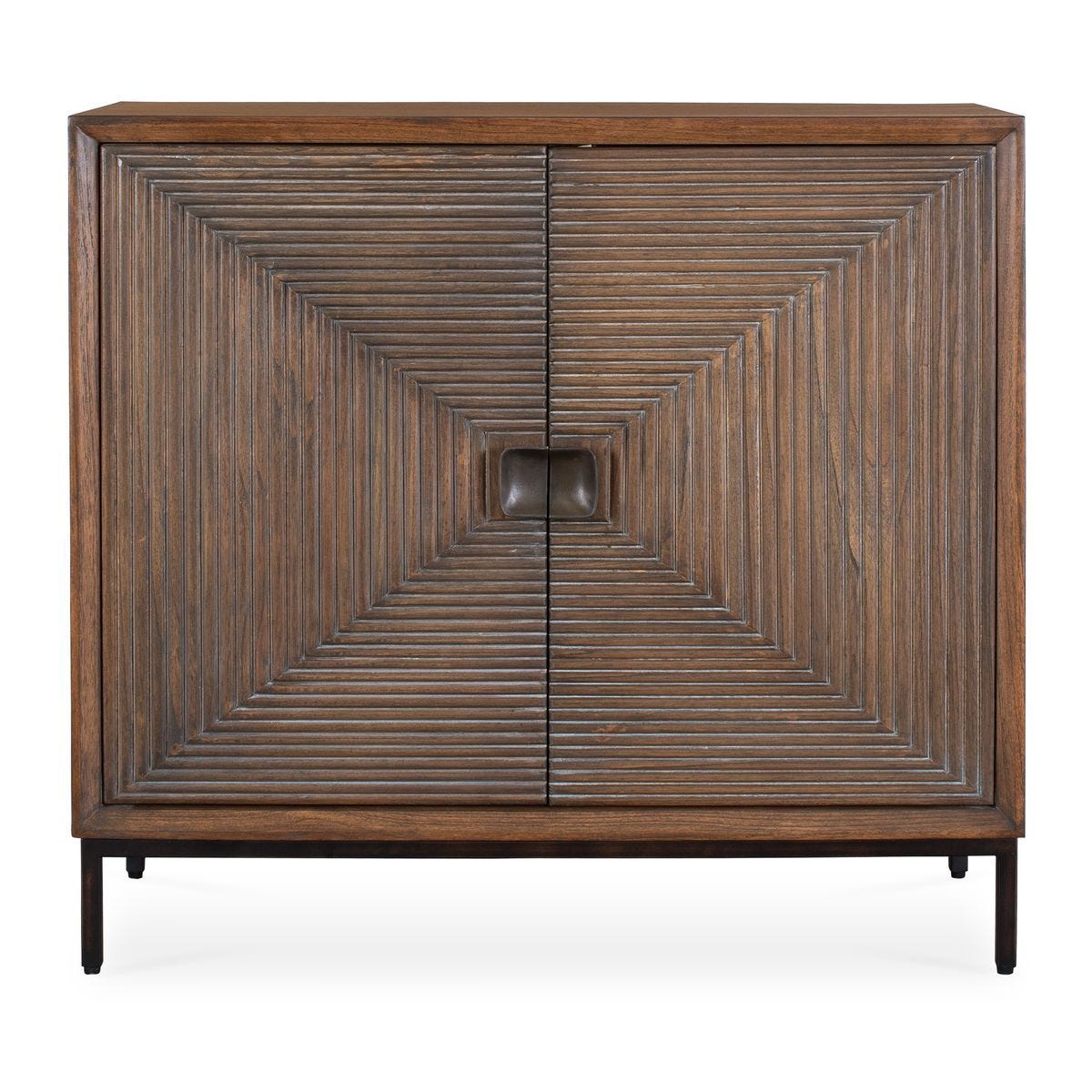 Bottom Line 2 Door Cabinet - stylish bar carts for entertaining | Image 1 | InSTYLE Home & Rugs