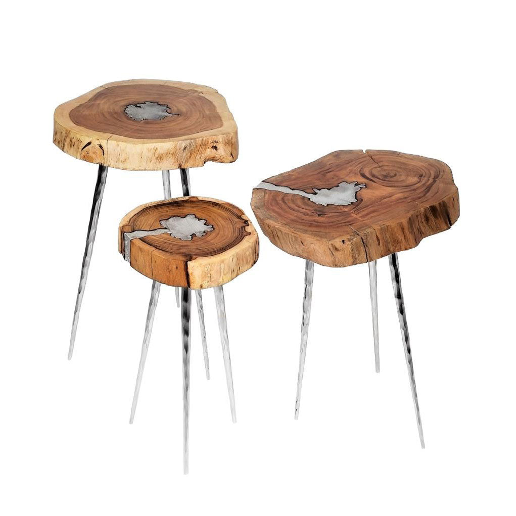 Akis Side Tables (set Of 3) - available in a variety of materials and styles | Image 1 | InSTYLE Home & Rugs
