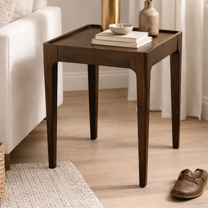 Aurora End Table - Walnut | InSTYLE Home & Rugs
