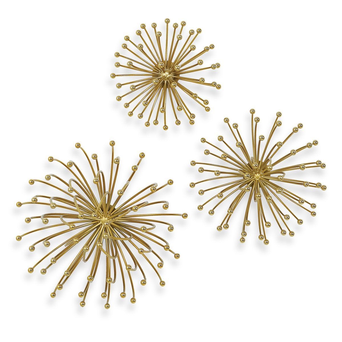 Aga Metal Wall Decor, S/3 - transform your walls with stylish wall decor | Image 1 | InSTYLE Home & Rugs