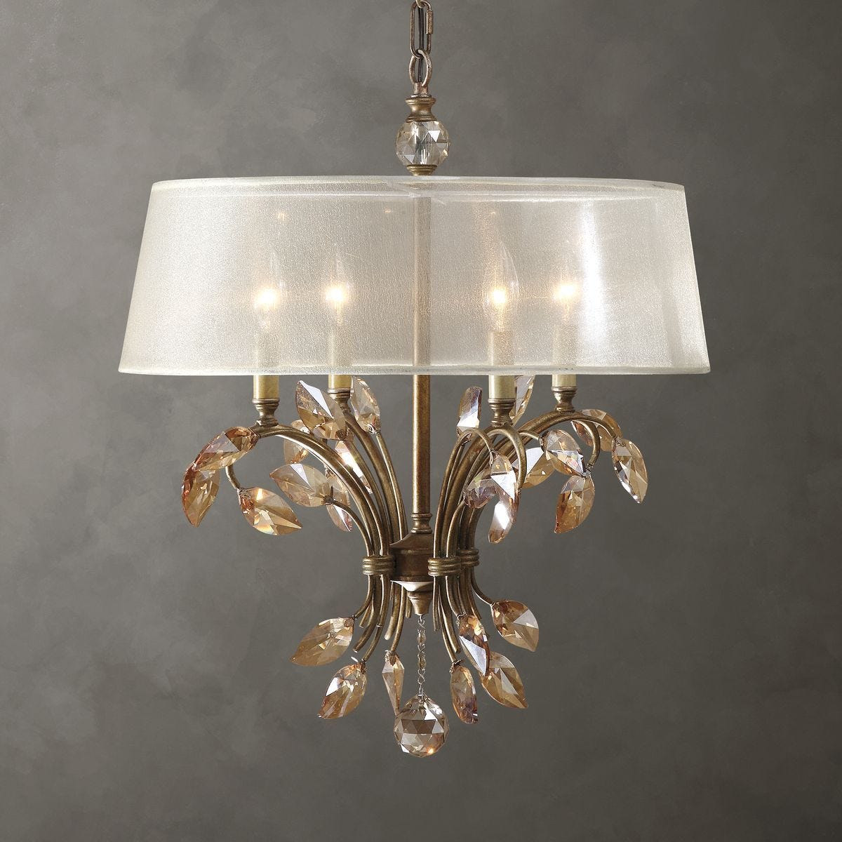 Alenya, 4 Lt Chandelier - luxurious chandeliers for homes | Image 1 | InSTYLE Home & Rugs