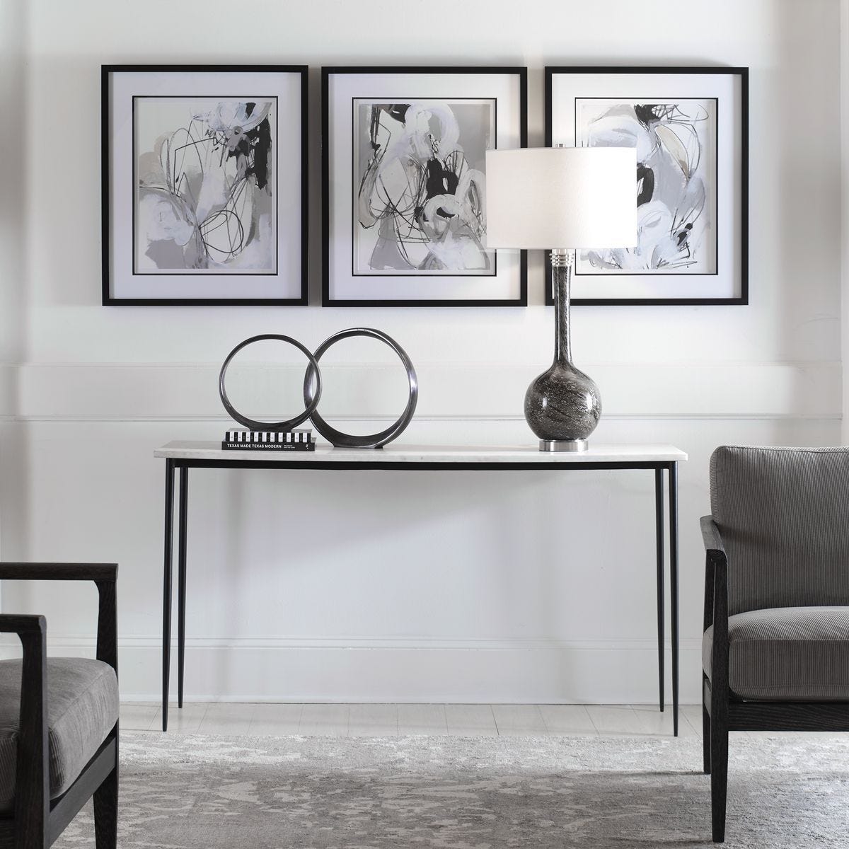 Nightfall Console Table, 2 Cartons - slim tables for entryways | Image 2 | InSTYLE Home & Rugs