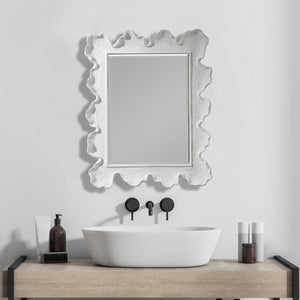 Sea Coral Mirror, White - available in various shapes, sizes, and frame styles | Image 8 | InSTYLE Home & Rugs
