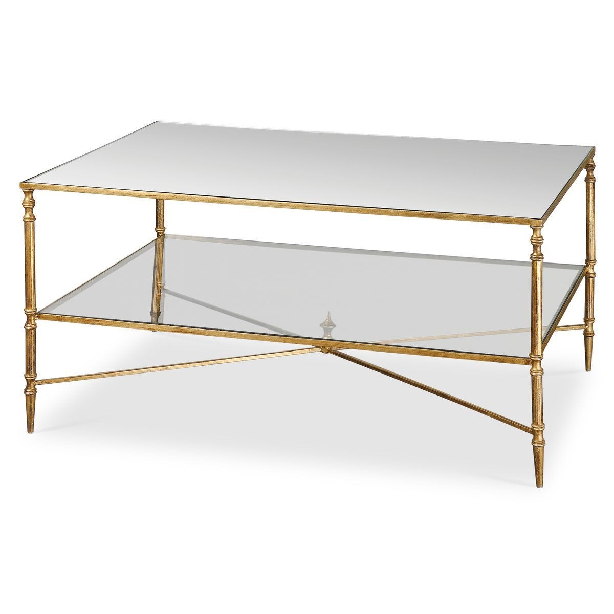 Henzler Coffee Table, Gold - modern design for any room | Image 1 | InSTYLE Home & Rugs