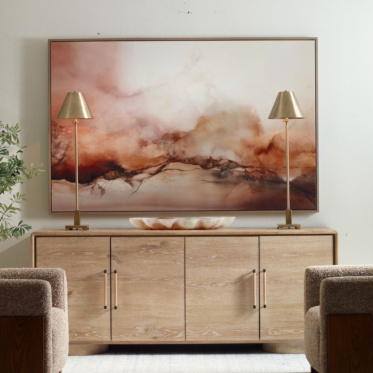 Rise Framed Canvas - eye-catching art pieces to enhance your home design | Image 1 | InSTYLE Home & Rugs