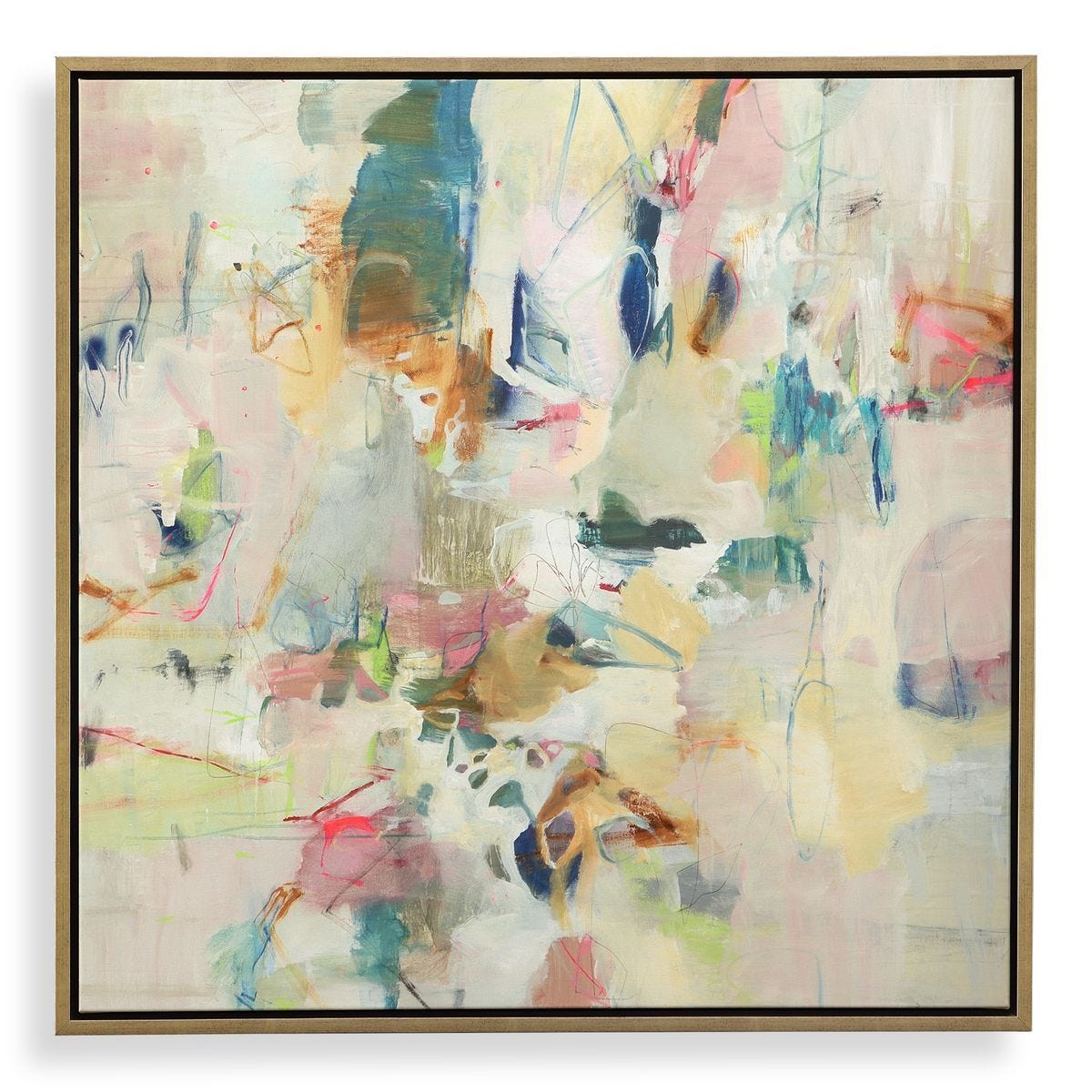 Party Time Framed Canvas - bold and creative art for unique interior décor | Image 1 | InSTYLE Home & Rugs