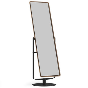 BDI Continuum Standing Mirror 3472 - modern mirror with sleek design for contemporary interiors | Image 1 | InSTYLE Home & Rugs