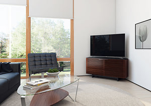 BDI Corridor Corner TV Stand 8175 - modern tv stand with ample storage for media devices | Image 4 | InSTYLE Home & Rugs