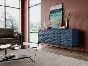 BDI Ripple Credenza 7629 - wooden storage credenza with drawers and cabinets for versatile storage | Image 7 | InSTYLE Home & Rugs