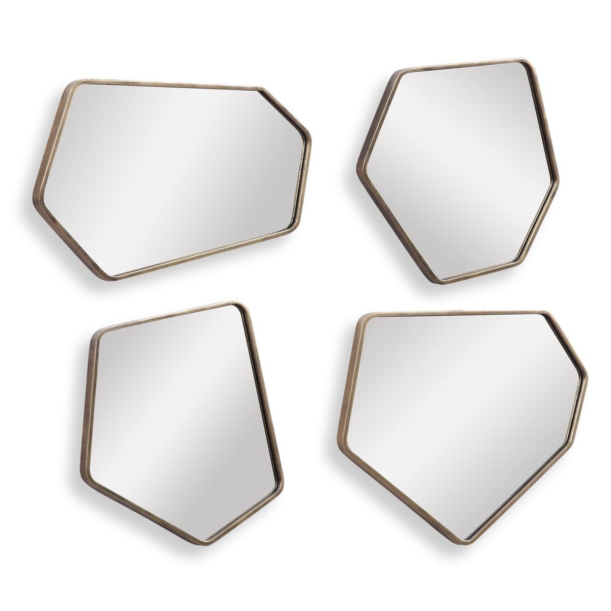Linneah Mirrors, Gold, S/4 - available in various shapes, sizes, and frame styles | Image 1 | InSTYLE Home & Rugs