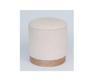 NORMAN STORAGE OTTOMAN GY-OT-231928 Beige Chenille - perfect footrests with style | Image 2 | InSTYLE Home & Rugs