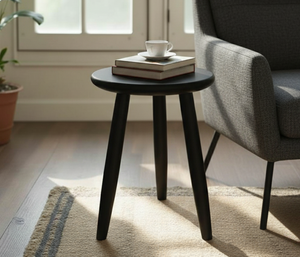 Beverly End Table Black Ash Veneer - accent tables for living rooms | Image 1 | InSTYLE Home & Rugs