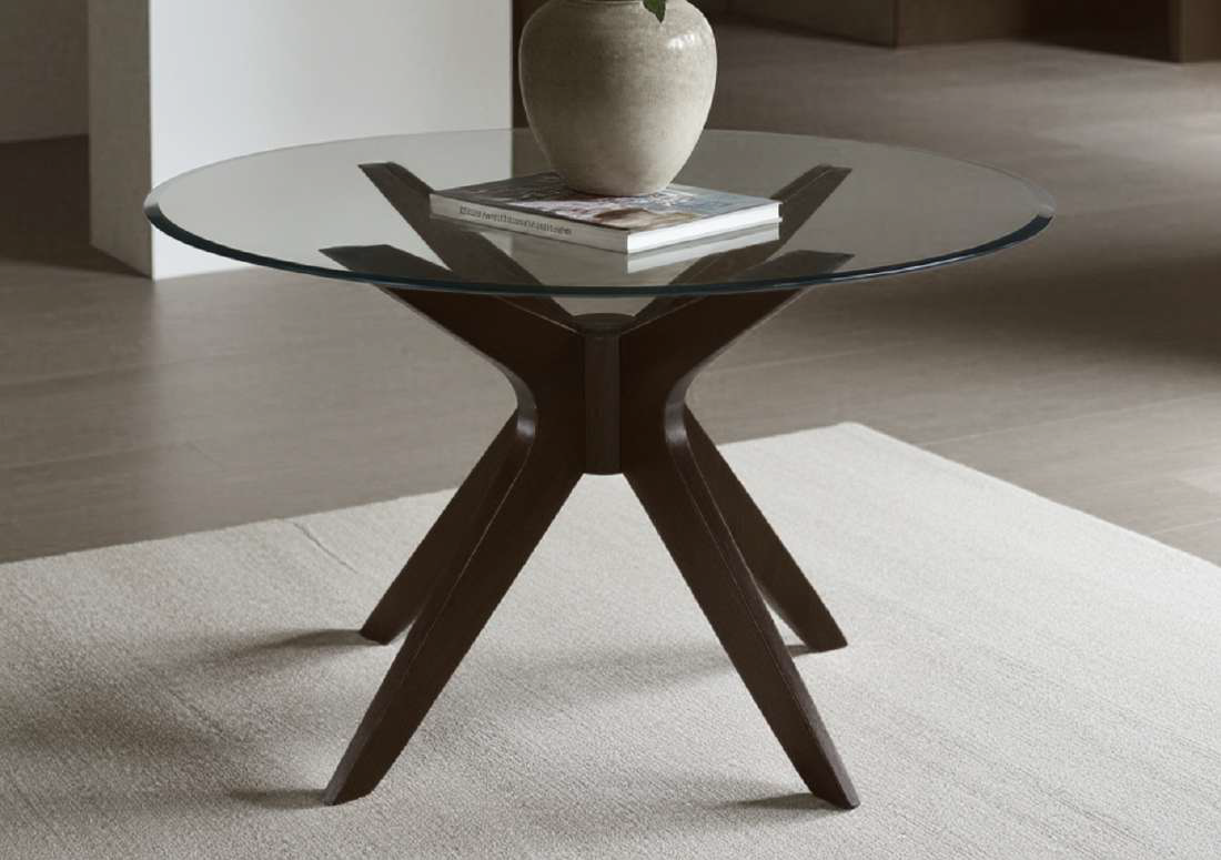 Corinne Dining Table GY-DT-1834 Black wash color wood finish - comfortable dining experience | Image 1 | InSTYLE Home & Rugs