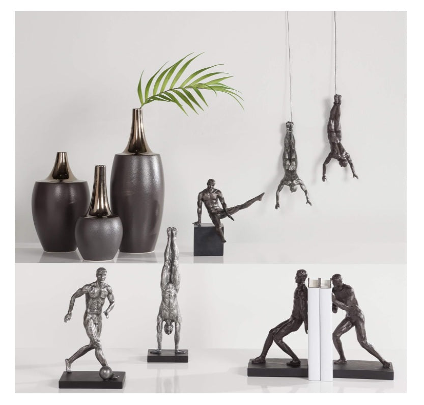 Athletic Men Bookends - decor accents and accessories for every room | Image 2 | InSTYLE Home & Rugs