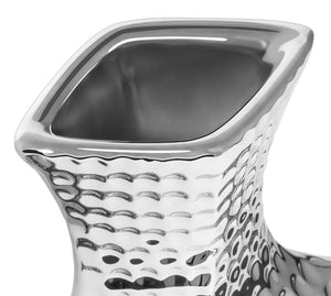 Helio Hammered Ceramic Vase - elegant vase for adding a touch of style to any room | Image 4 | InSTYLE Home & Rugs