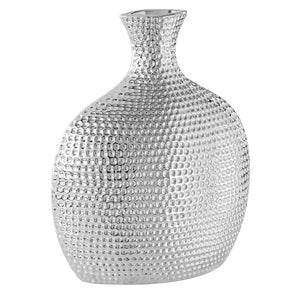 Helio Hammered Ceramic Vase - elegant vase for adding a touch of style to any room | Image 2 | InSTYLE Home & Rugs