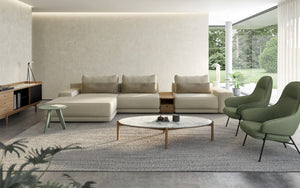 Bowie Wooden Coffee Table — Stone - modern design for any room | Image 3 | InSTYLE Home & Rugs