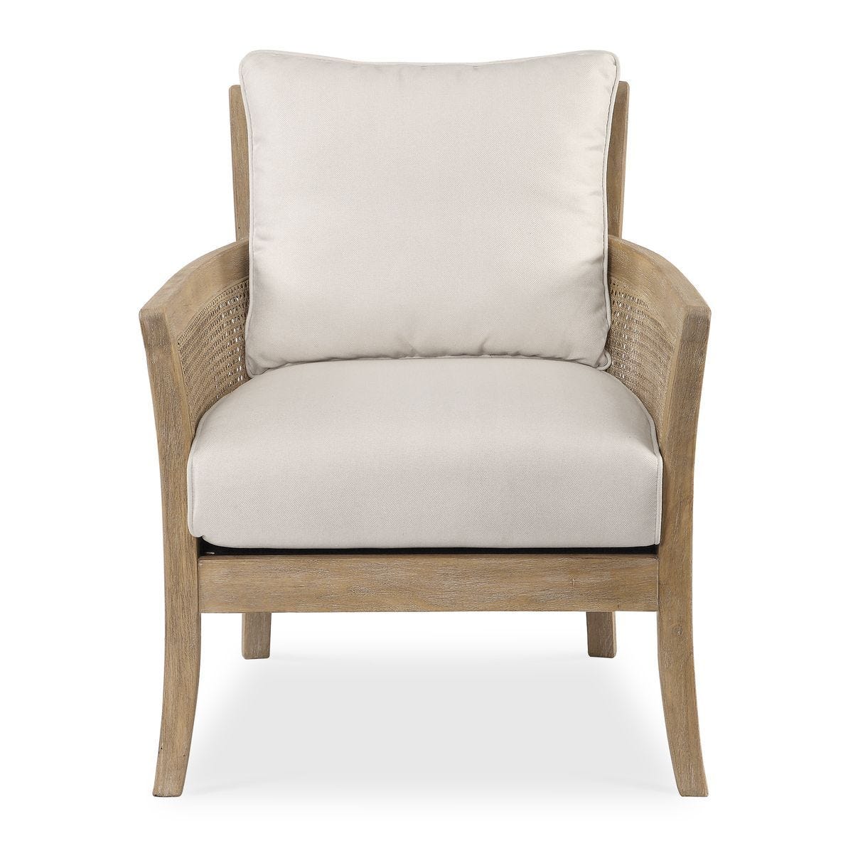 Encore Armchair, Natural - cozy armchair for reading and relaxation | Image 1 | InSTYLE Home & Rugs