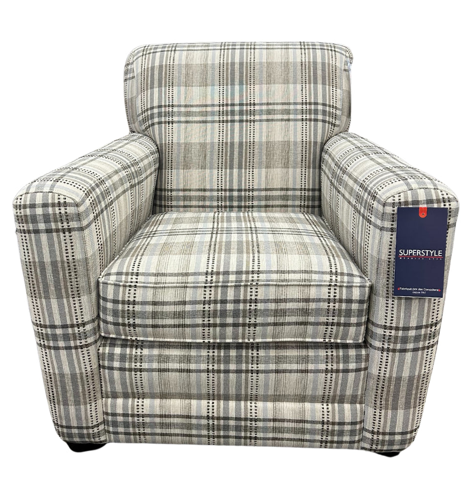 Superstyle® 34" x 34" Accent Chair with Square Back