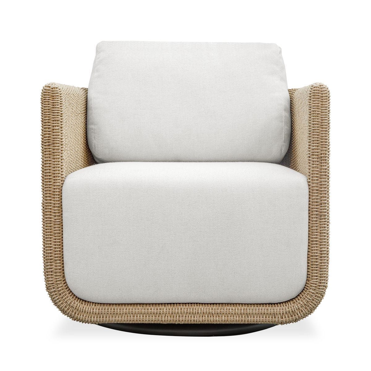 Santorini Outdoor Swivel Lounge Chair - stylish lounge chairs for any room | Image 1 | InSTYLE Home & Rugs