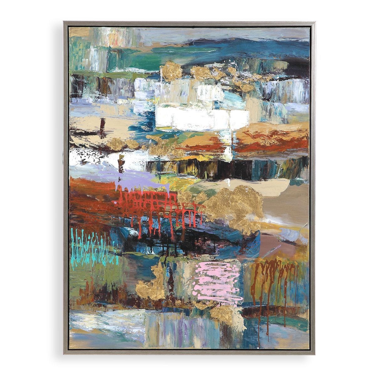 Fiesta Hand Painted Canvas - bold and creative art for unique interior décor | Image 1 | InSTYLE Home & Rugs