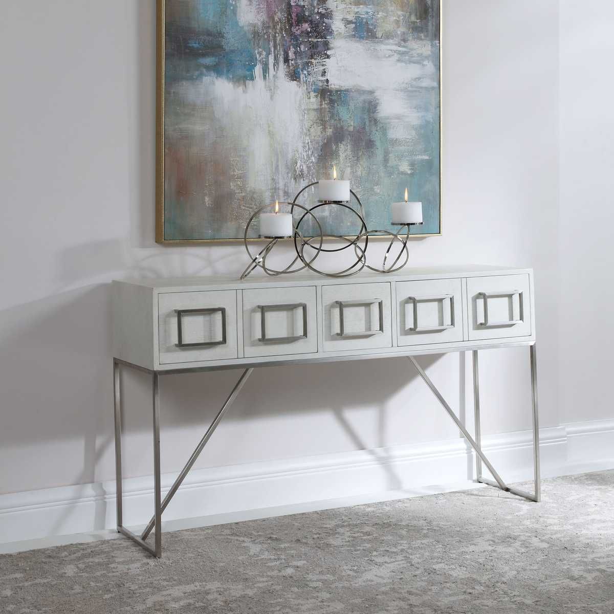 Abaya Console Table - sleek design for modern homes | Image 2 | InSTYLE Home & Rugs