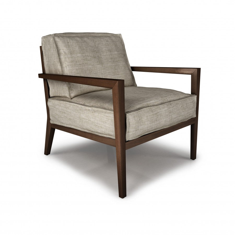 Citta Armchair - upholstered armchair with padded comfort | Image 1 | InSTYLE Home & Rugs