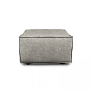 Citta Square Ottoman - chic ottoman for living rooms | Image 1 | InSTYLE Home & Rugs