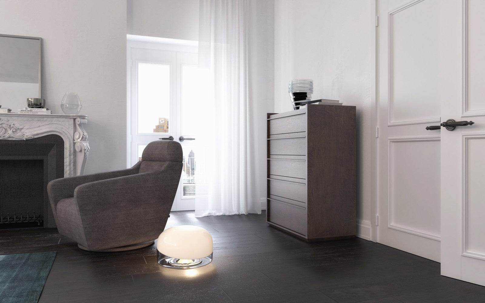 Clark 8743LQZ Nightstand - functional nightstand for bedrooms | Image 2 | InSTYLE Home & Rugs