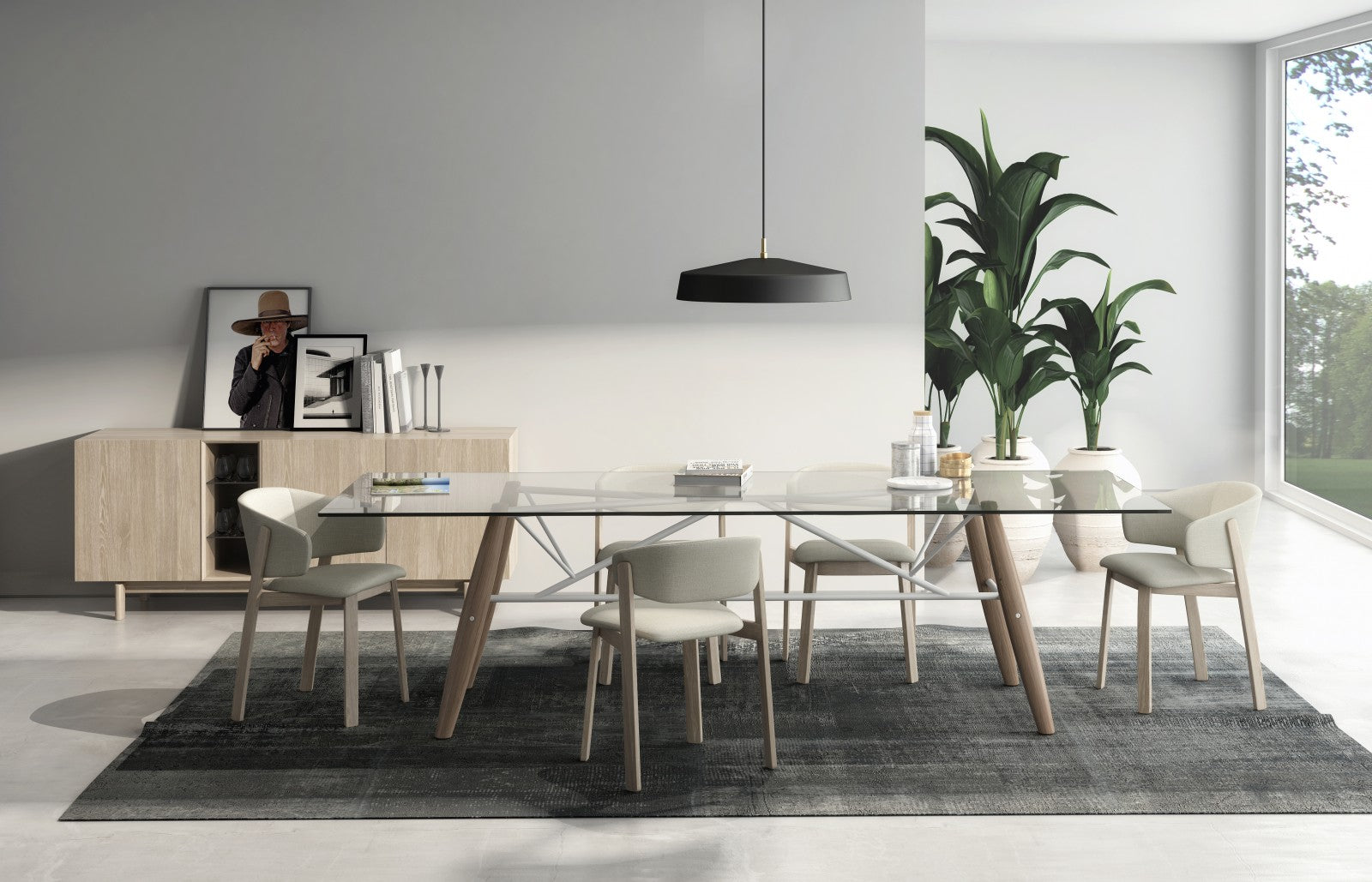 Connection 108" Dining Table - elegant table for dining rooms | Image 2 | InSTYLE Home & Rugs