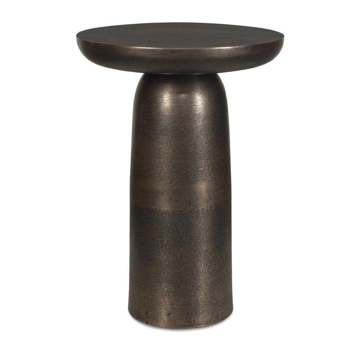 Joppa Indoor-Outdoor Accent Table, Golden Dark Bronze - functional accent table with unique design for any room | Image 1 | InSTYLE Home & Rugs