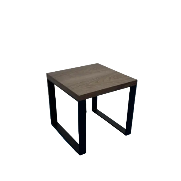 18" DAVID Walnut Wood Veneer Top End Table - contemporary end table for sofas | Image 2 | InSTYLE Home & Rugs