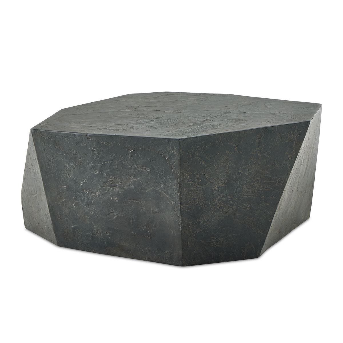 Parra Indoor-Outdoor Coffee Table, Slate - stylish tables for living rooms | Image 1 | InSTYLE Home & Rugs
