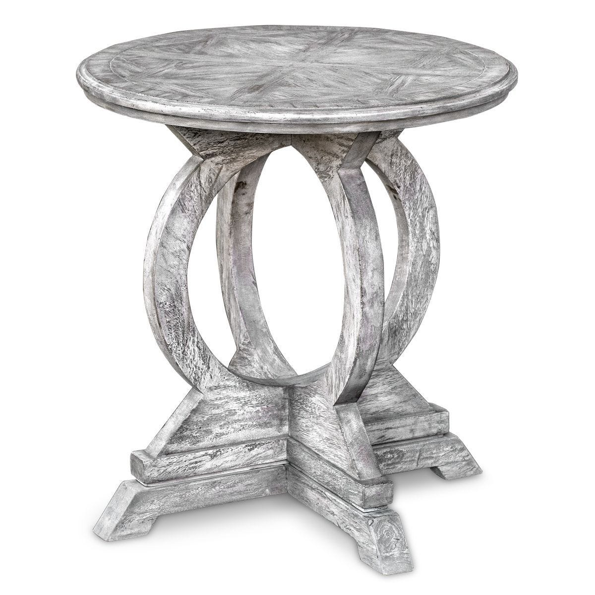 Maiva Side Table, White - perfect for holding drinks, lamps, and other essentials | Image 1 | InSTYLE Home & Rugs